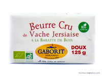 Beurre Cru de Vache Jersiaise Doux Bio 125g