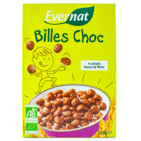 Céréales Déjeuner Billes Choc 4 Céréales Bio 250g