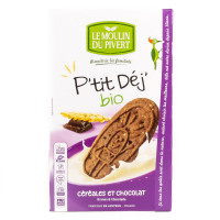 Biscuits P'tit Déj Céréales et Chocolat Bio 190g