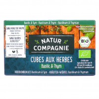 Cubes aux Herbes Basilic & Thym Bio 8x10g