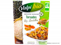 Torsades Riz Lentilles Sans Gluten Bio 250g
